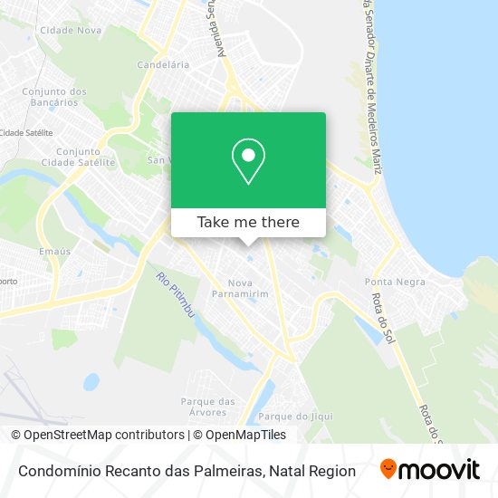 Condomínio Recanto das Palmeiras map