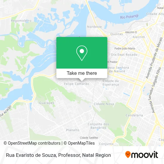 Rua Evaristo de Souza, Professor map