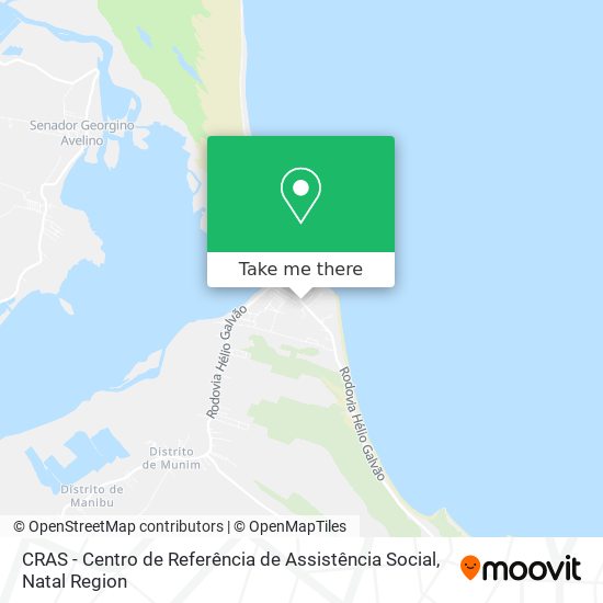 CRAS - Centro de Referência de Assistência Social map