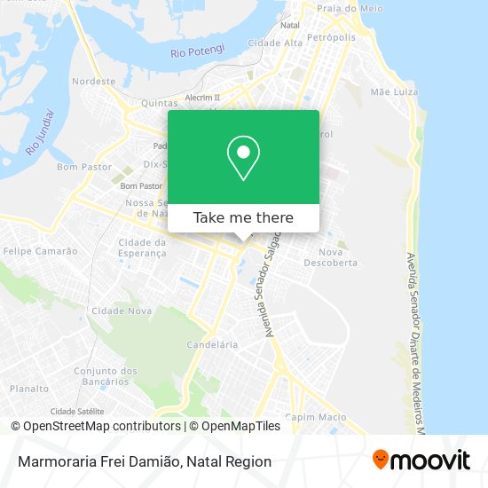 Mapa Marmoraria Frei Damião