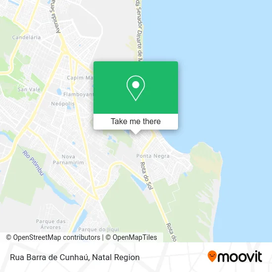 Rua Barra de Cunhaú map