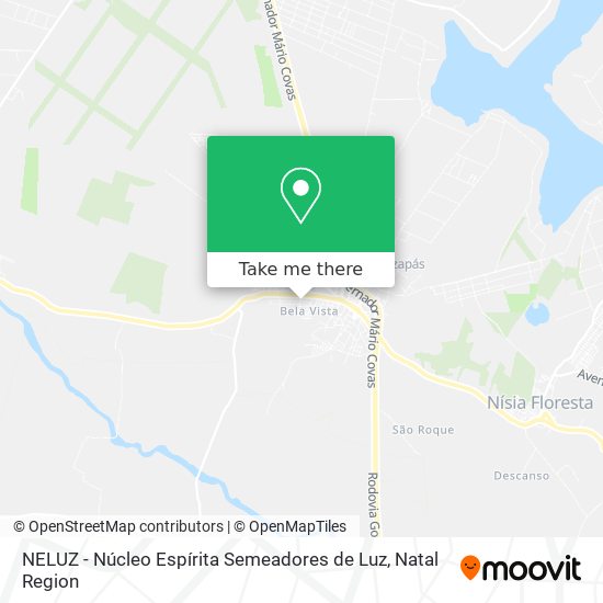 NELUZ - Núcleo Espírita Semeadores de Luz map