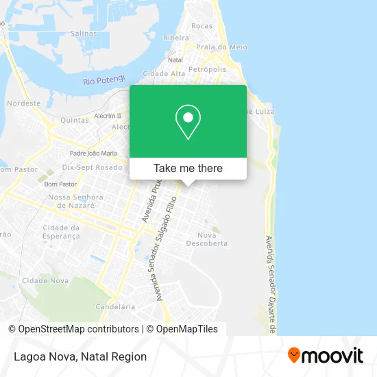 Lagoa Nova map
