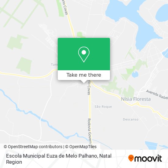 Escola Municipal Euza de Melo Palhano map