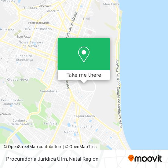 Procuradoria Jurídica Ufrn map