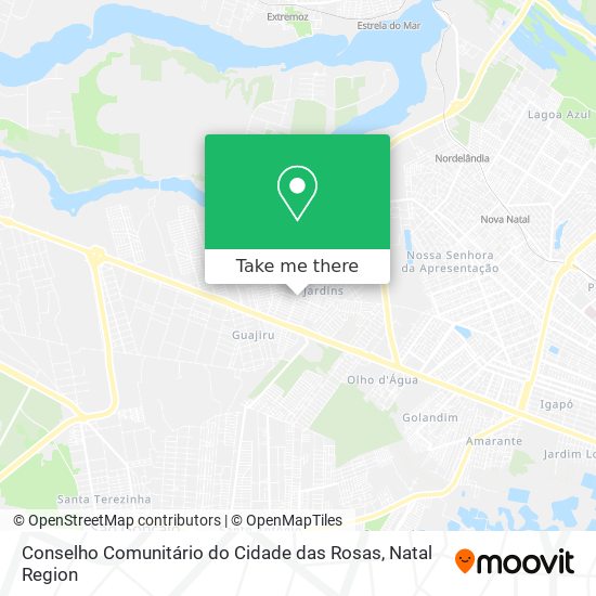 Conselho Comunitário do Cidade das Rosas map