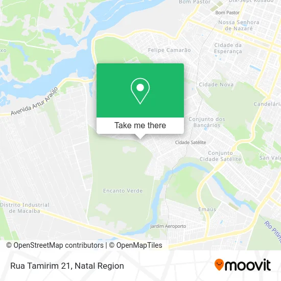 Rua Tamirim 21 map