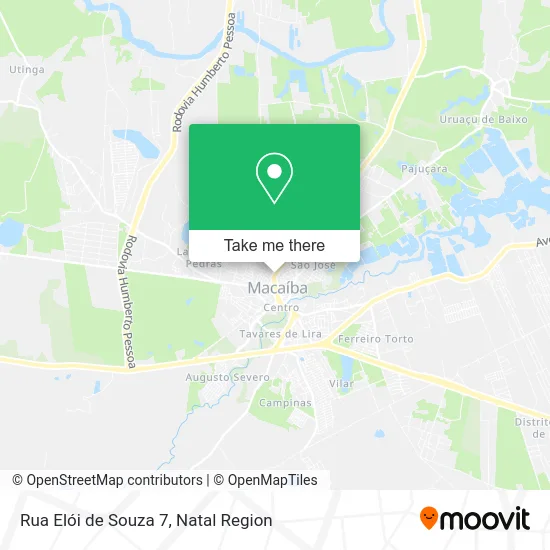 Rua Elói de Souza 7 map