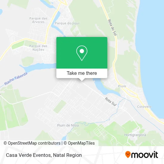 Casa Verde Eventos map
