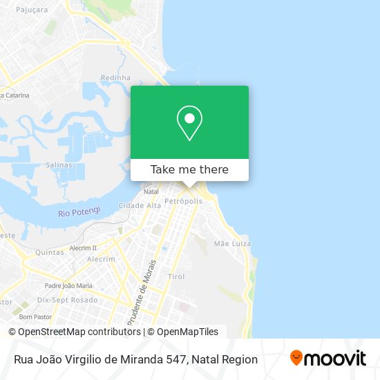 Rua João Virgilio de Miranda 547 map