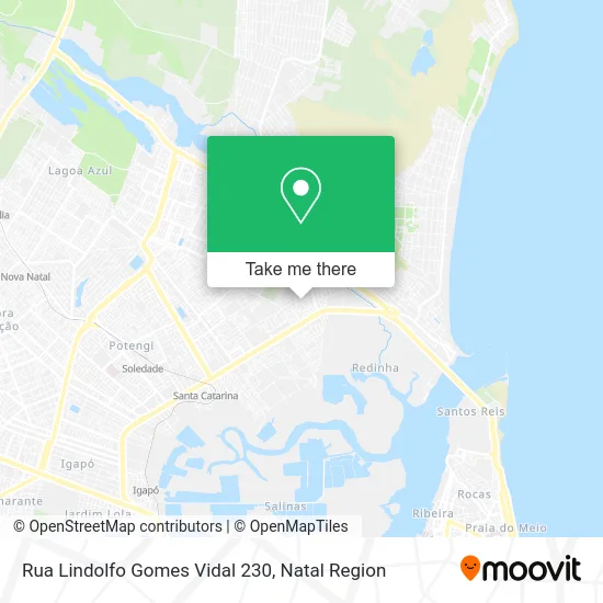 Rua Lindolfo Gomes Vidal 230 map