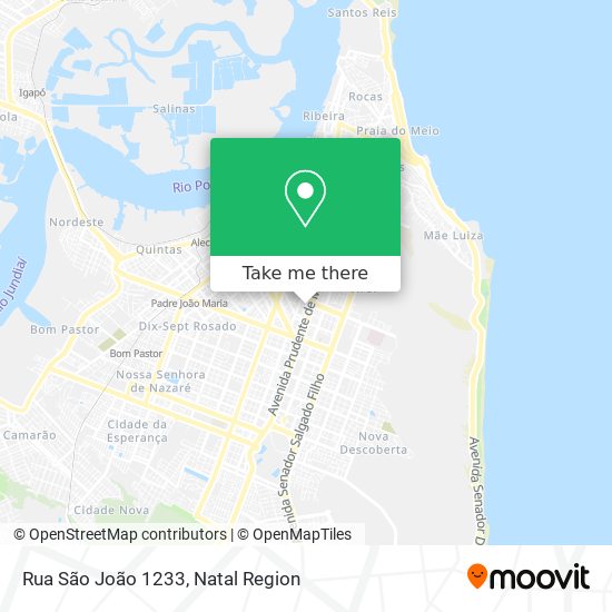 Rua São João 1233 map