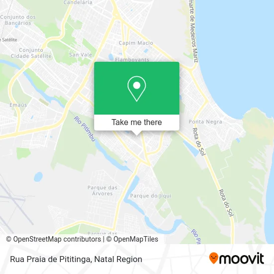 Rua Praia de Pititinga map