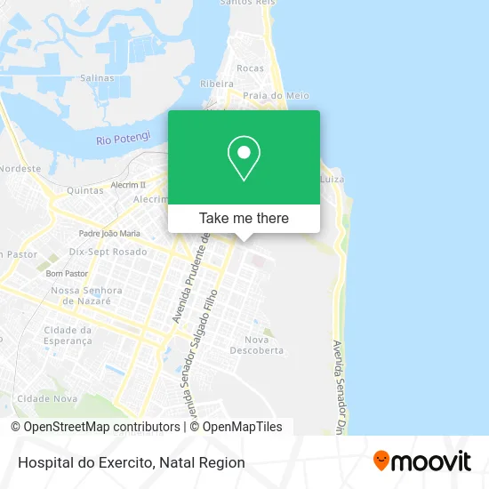 Hospital do Exercito map