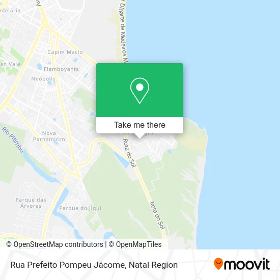 Rua Prefeito Pompeu Jácome map