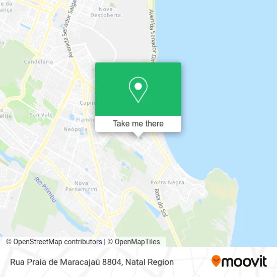 Rua Praia de Maracajaú 8804 map