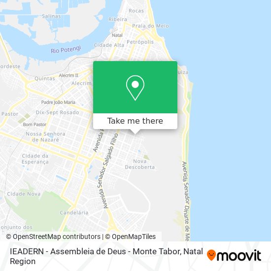 IEADERN - Assembleia de Deus - Monte Tabor map