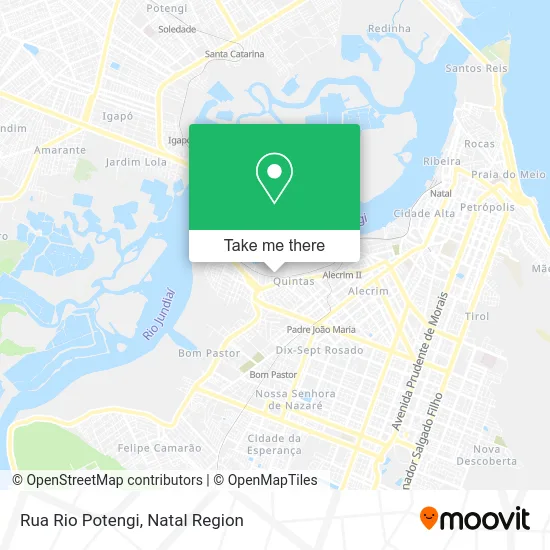 Rua Rio Potengi map