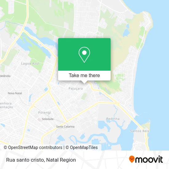 Rua santo cristo map