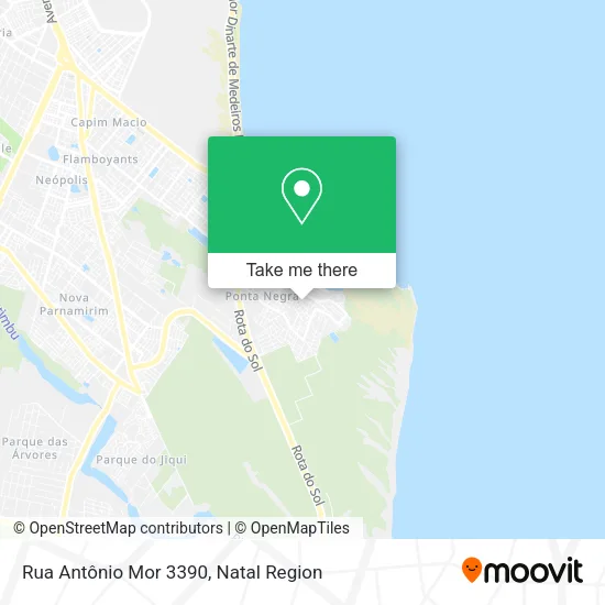 Rua Antônio Mor 3390 map