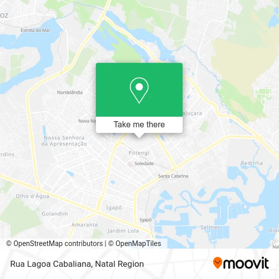 Rua Lagoa Cabaliana map