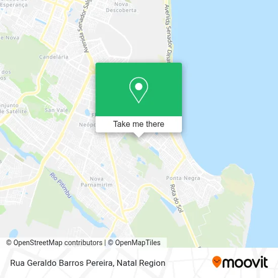 Rua Geraldo Barros Pereira map