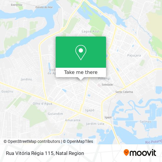 Rua Vitória Régia 115 map