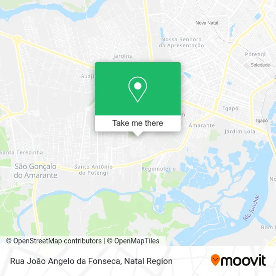 Rua João Angelo da Fonseca map