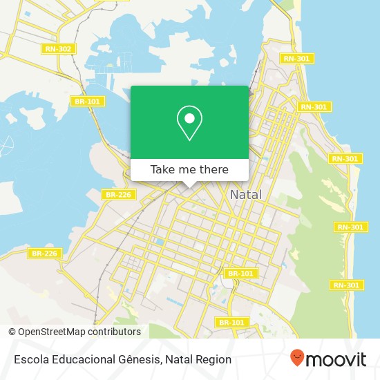 Mapa Escola Educacional Gênesis