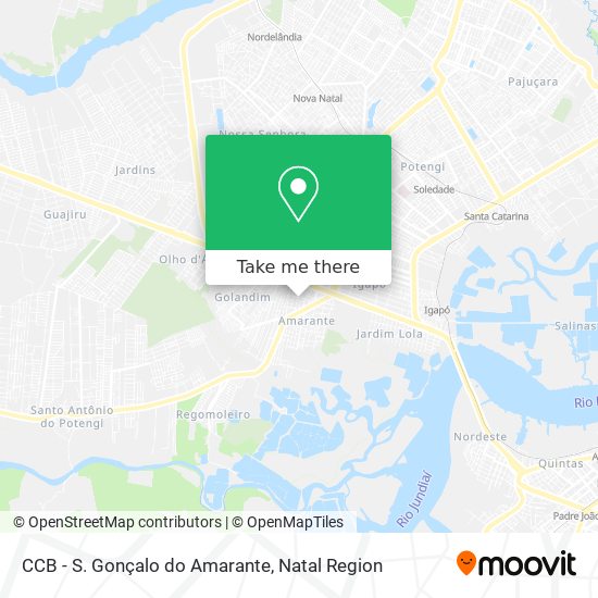 CCB - S. Gonçalo do Amarante map