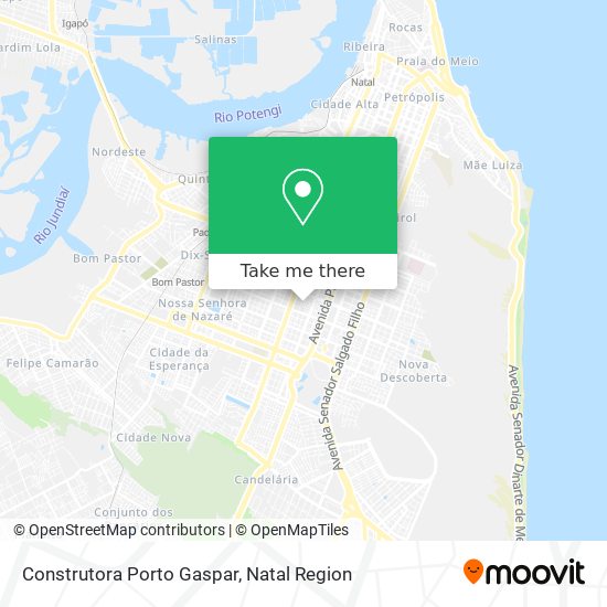 Construtora Porto Gaspar map