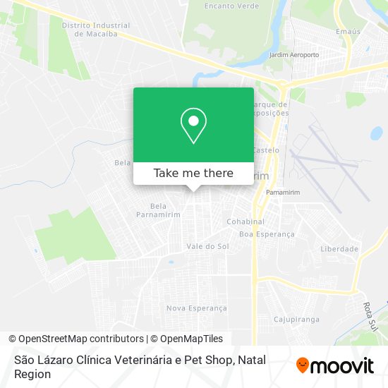 São Lázaro Clínica Veterinária e Pet Shop map