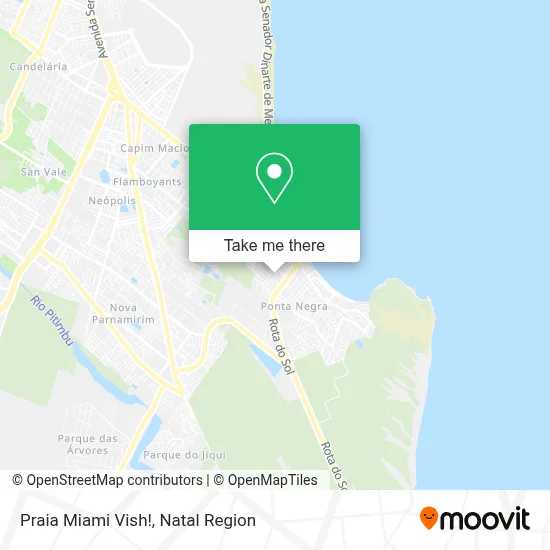 Praia Miami Vish! map
