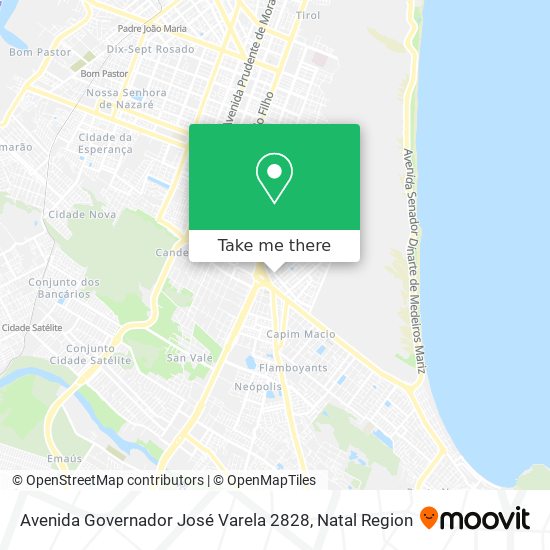 Mapa Avenida Governador José Varela 2828