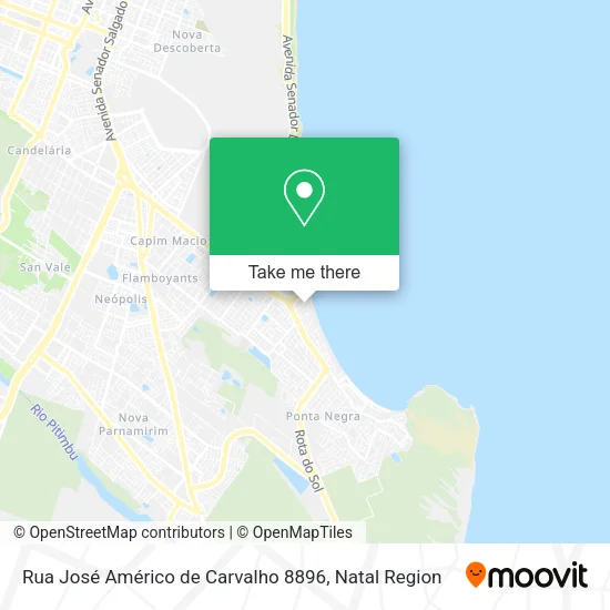 Rua José Américo de Carvalho 8896 map