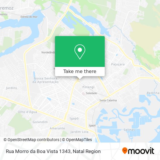 Rua Morro da Boa Vista 1343 map