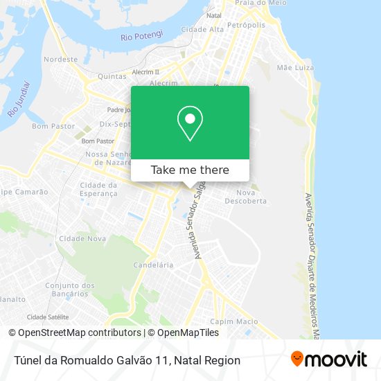 Túnel da Romualdo Galvão 11 map