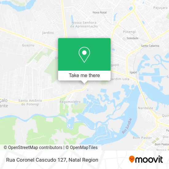 Rua Coronel Cascudo 127 map