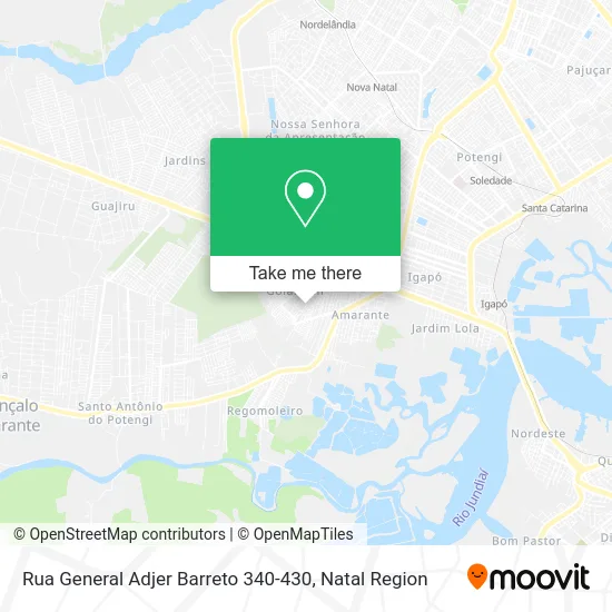 Rua General Adjer Barreto 340-430 map