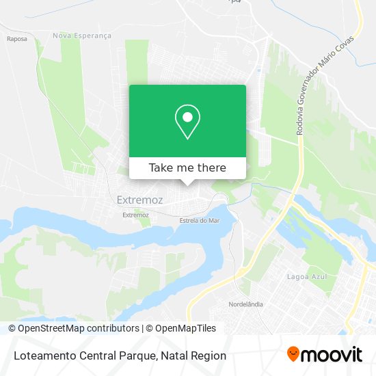 Loteamento Central Parque map