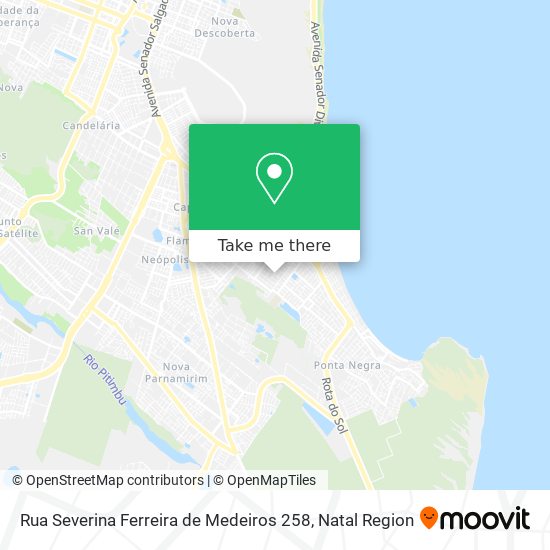 Rua Severina Ferreira de Medeiros 258 map