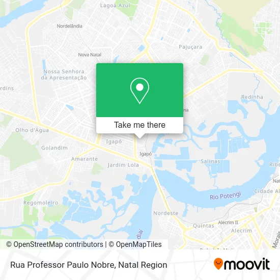 Rua Professor Paulo Nobre map