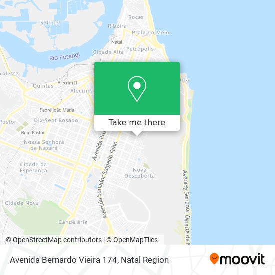 Avenida Bernardo Vieira 174 map