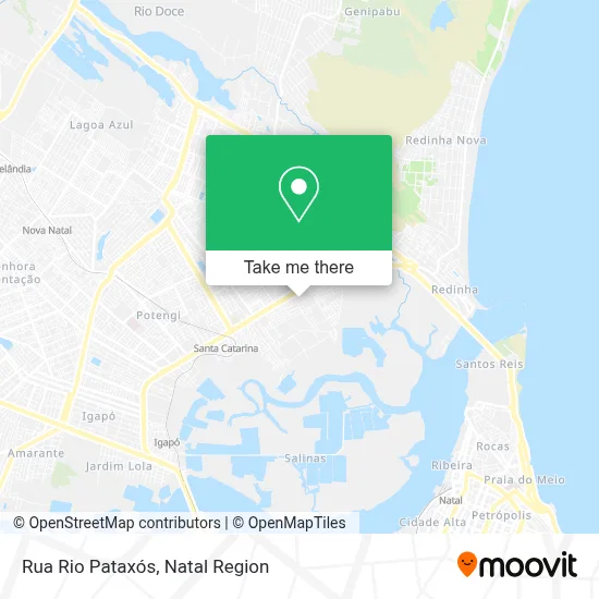 Rua Rio Pataxós map