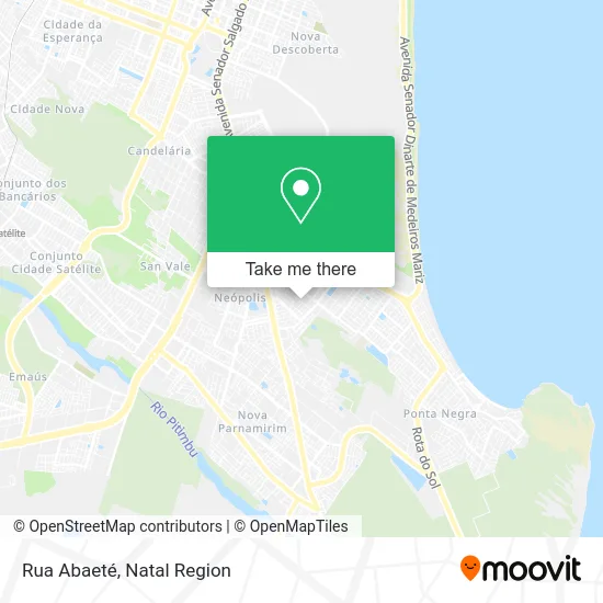 Rua Abaeté map