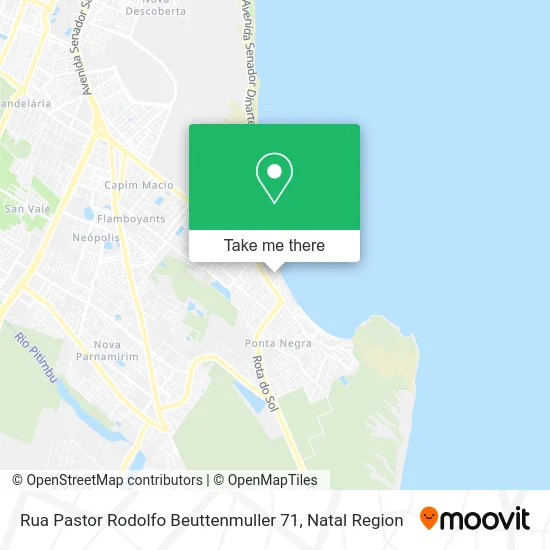 Rua Pastor Rodolfo Beuttenmuller 71 map