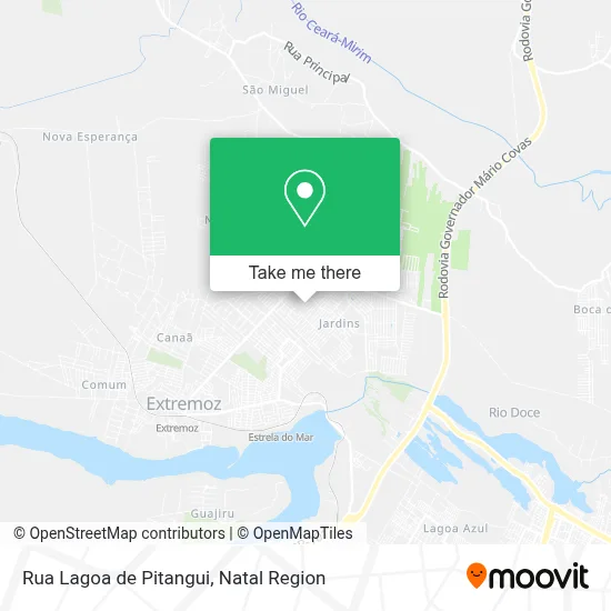 Rua Lagoa de Pitangui map