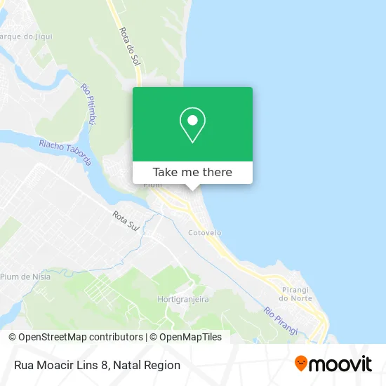 Rua Moacir Lins 8 map