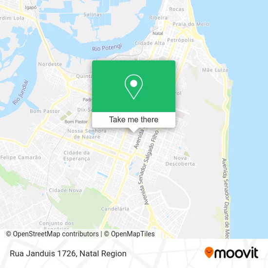 Rua Janduis 1726 map