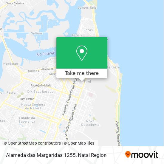 Alameda das Margaridas 1255 map